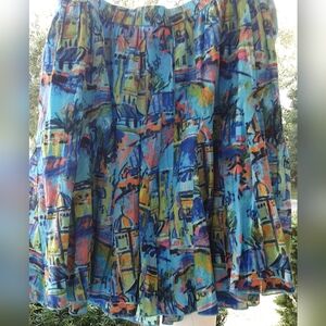 Lane Bryant Mixed print skirt